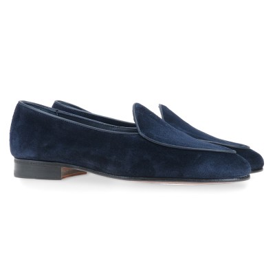 10077-T06 FLORENCE NAVY - Sfoderato