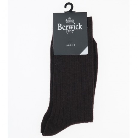 9968 WINTER SOCKS - DARK BROWN