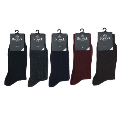 9968 WINTER SOCKS - DARK BROWN